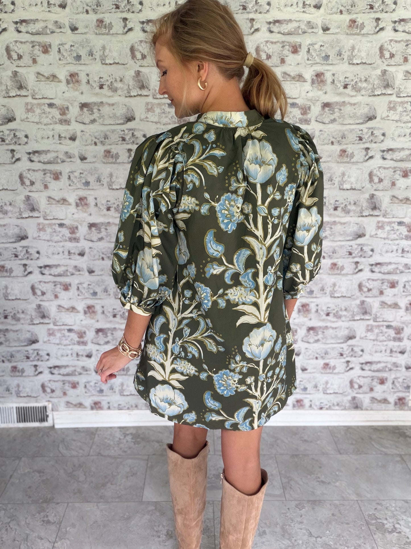 Botanical Invitation Mini Dress