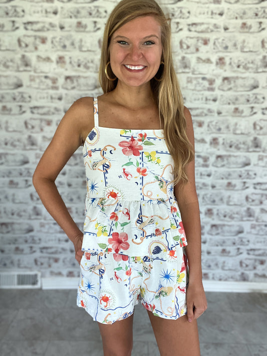 Summer Postcard Set Tank Top