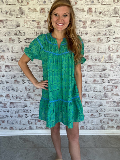 Palm Springs Breeze Eyelet Dress