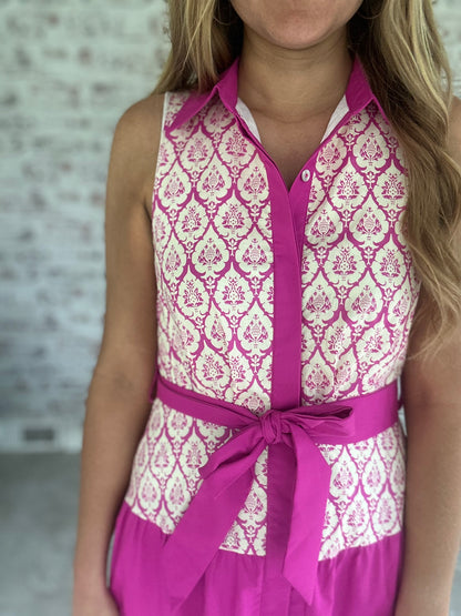 Highgarden Gathering Tiered Midi Dress