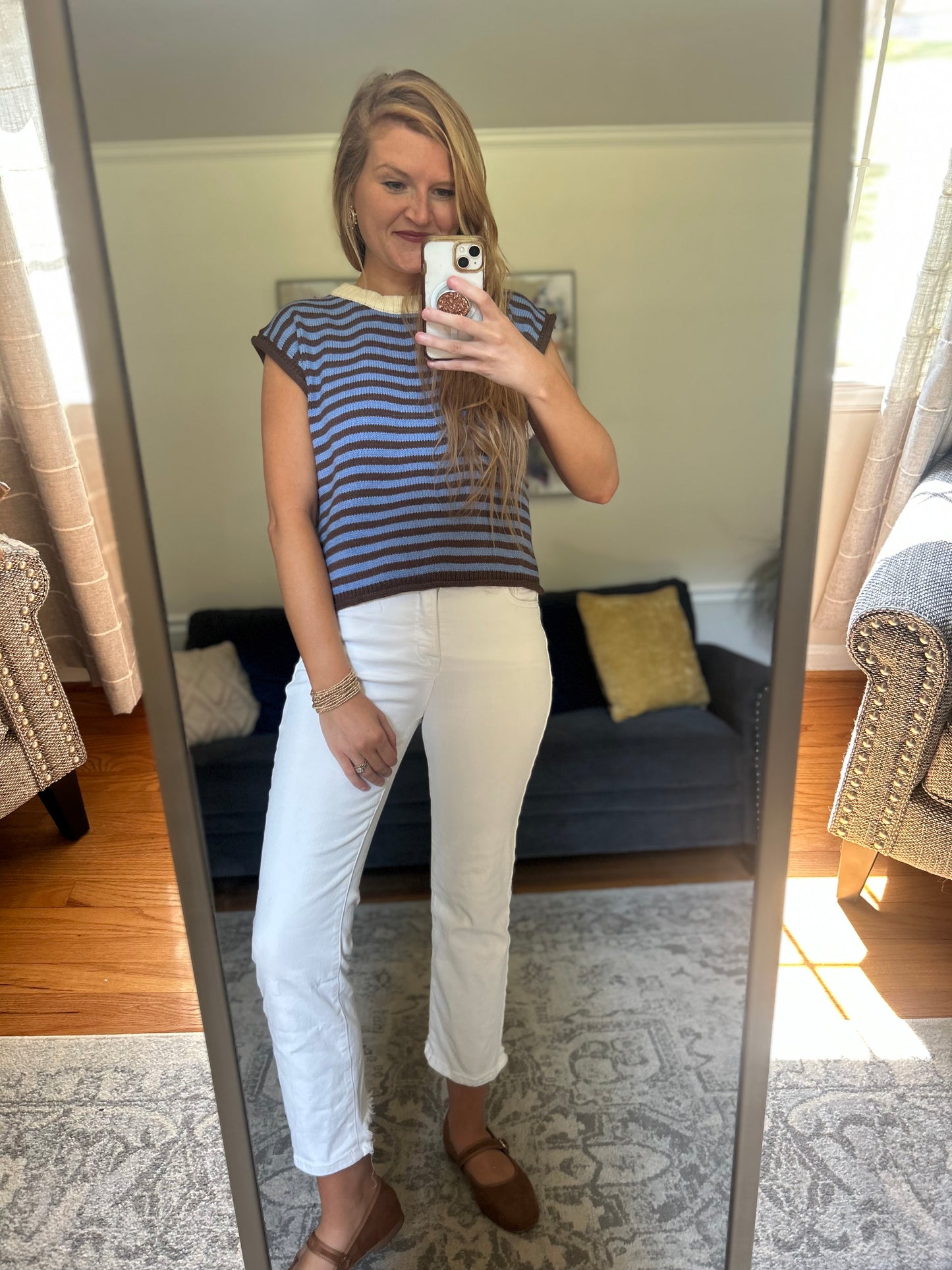 Rowe House Knit Striped Top