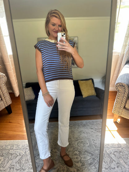 Rowe House Knit Striped Top