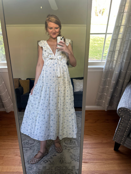 Porch Swing Poetry Midi Dress