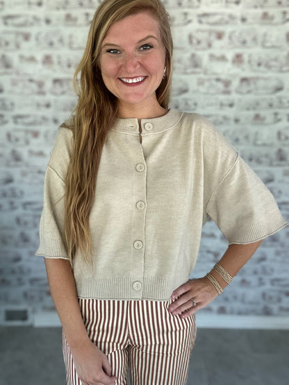 Simply Put Button Cardigan