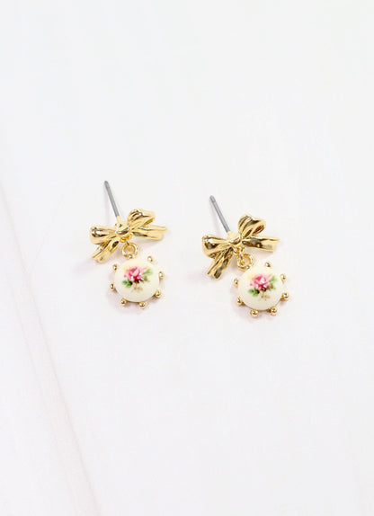 Persian Bow Drop Earring