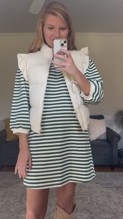 Mendenhall Striped Mini Dress